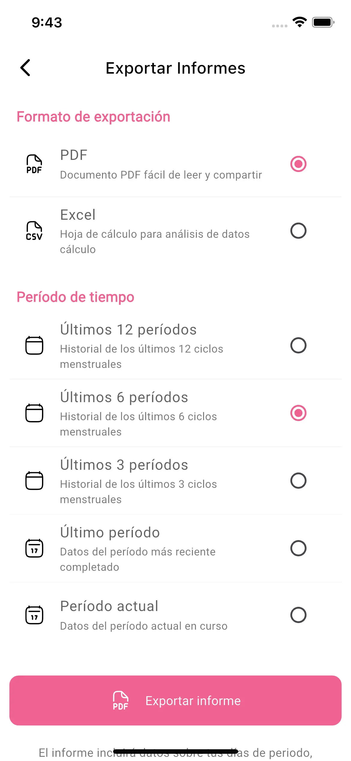 Reportes en PDF y Excel